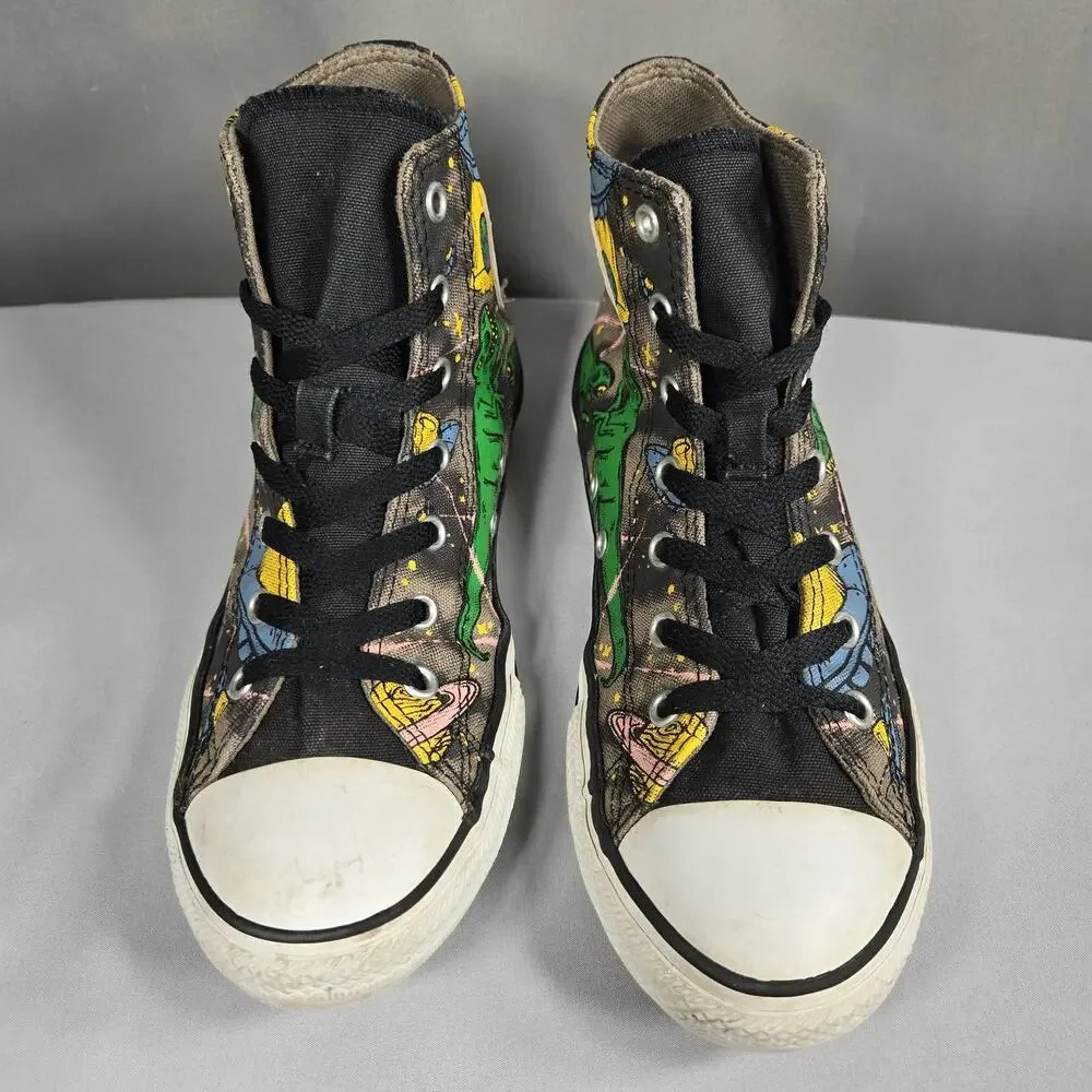Converse Chuck Taylor All Star Dinoverse Kids 5 High Top Dinosaur Shoes